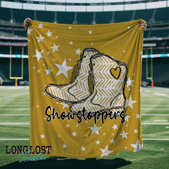 Drill Team Vegas Gold School Spirit Custom Blanket | Long Lost Sister Boutique