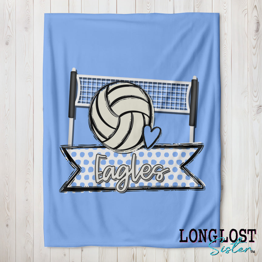 Volleyball Personalized Blanket | Long Lost Sister Boutique