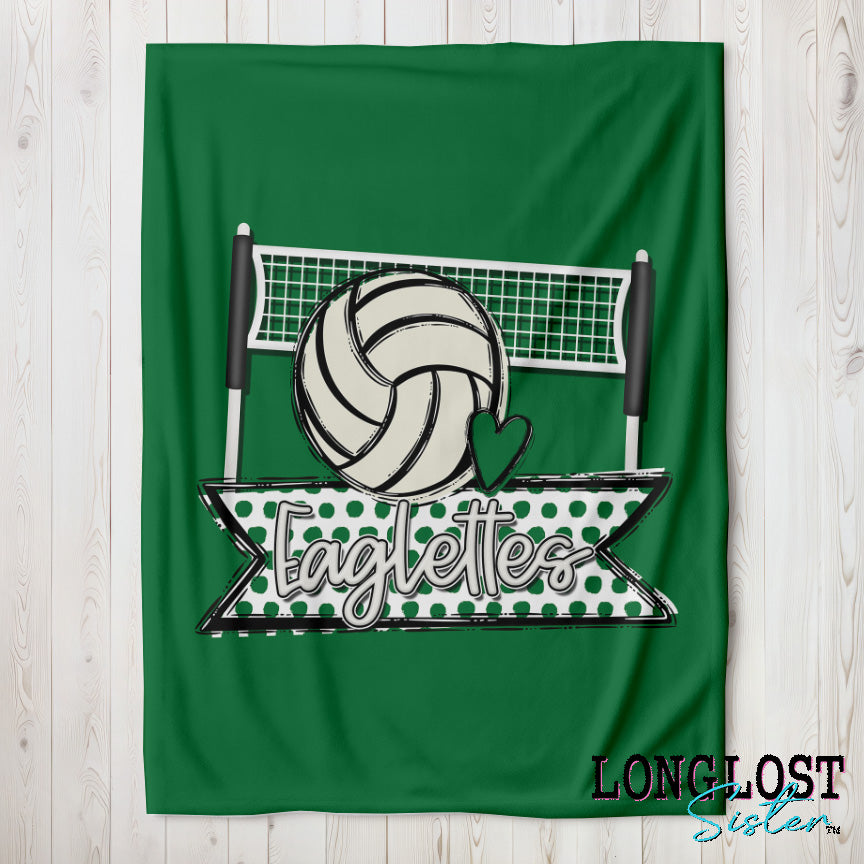 Volleyball Personalized Blanket | Long Lost Sister Boutique