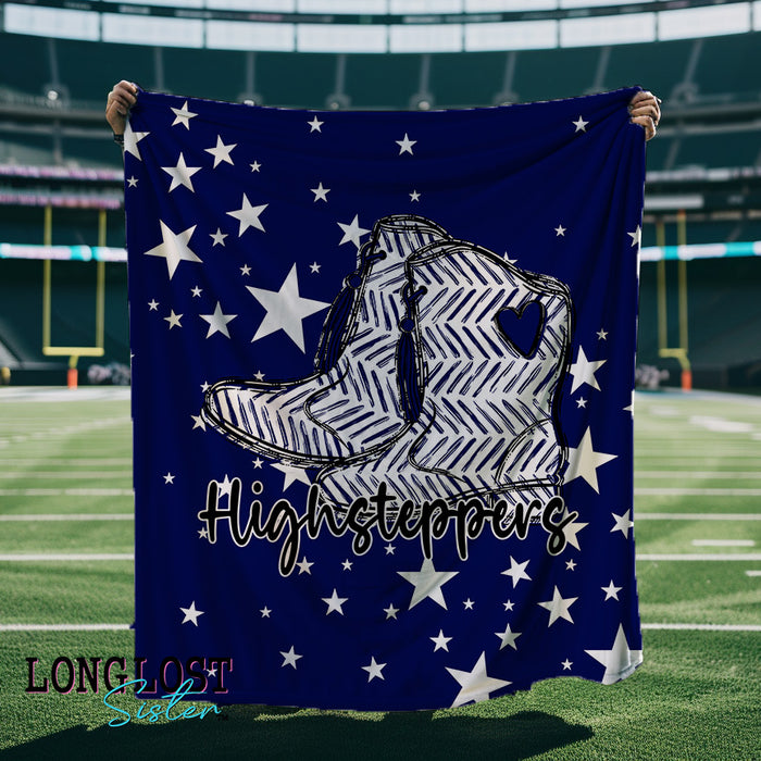 Drill Team Navy School Spirit Custom Blanket | Long Lost Sister Boutique