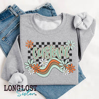 Custom Boho Wave Graphic Sweatshirt | Long Lost Sister Boutique