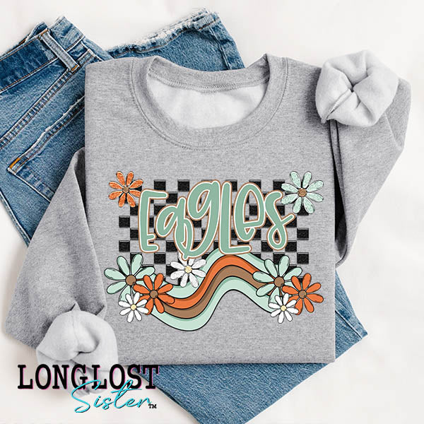 Custom Boho Wave Graphic Sweatshirt | Long Lost Sister Boutique