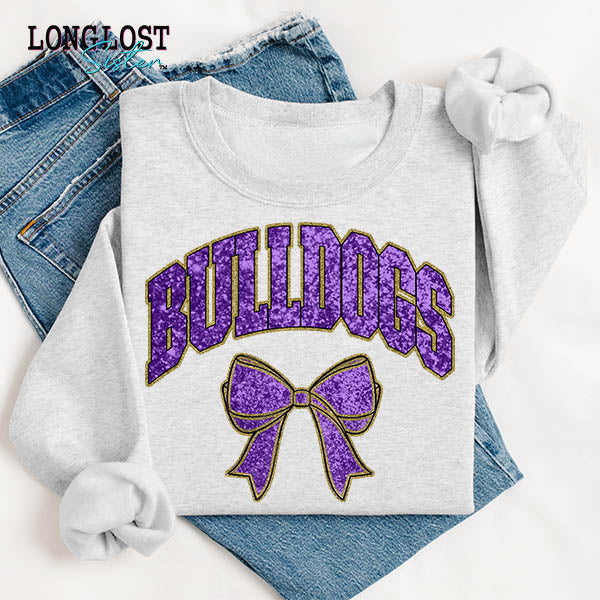 Glitter Mascot Custom Sweatshirt | Long Lost Sister Boutique