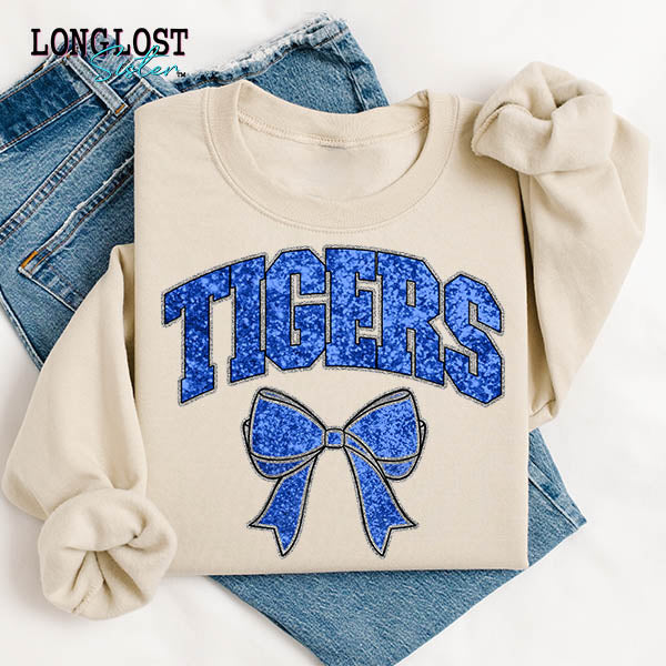 Glitter Mascot Custom Sweatshirt | Long Lost Sister Boutique