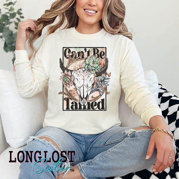 Can't Be Tamed on Ivory T-shirt