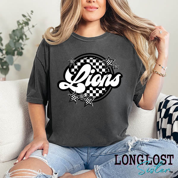 Checker Custom Mascot Graphic Tee | Long Lost Sister Boutique