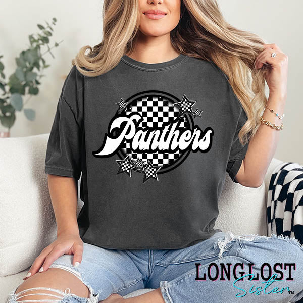 Checker Custom Mascot Graphic Tee | Long Lost Sister Boutique