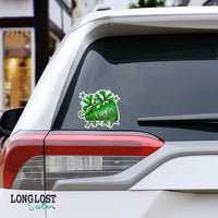 Cheer Megaphone & Stars Custom Team Decal | Long Lost Sister Boutique