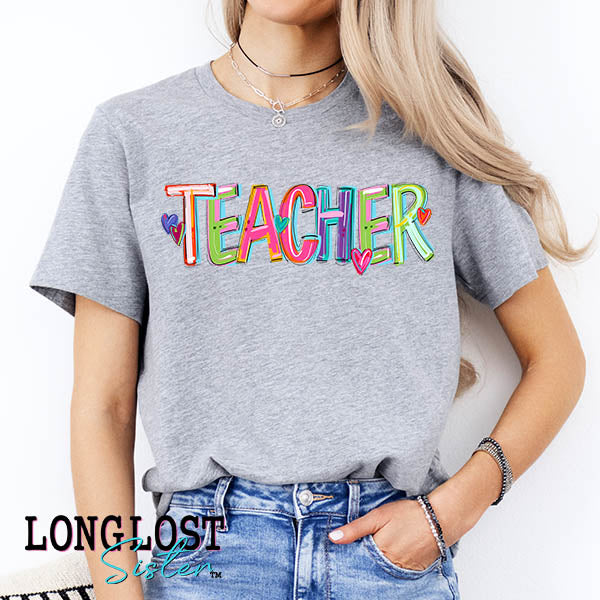 Cheery Teacher Graphic Tee | Long Lost Sister Boutique