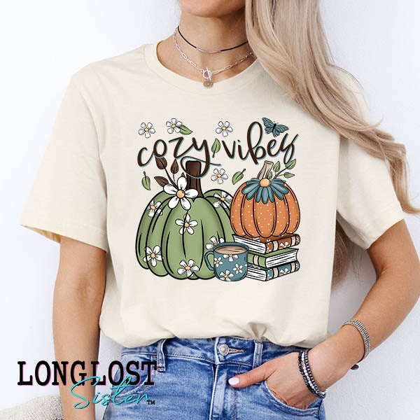 Cozy Vibes Fall Graphic Tee | Long Lost Sister Boutique