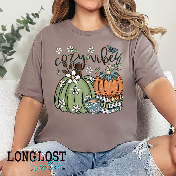 Cozy Vibes Fall Graphic Tee | Long Lost Sister Boutique