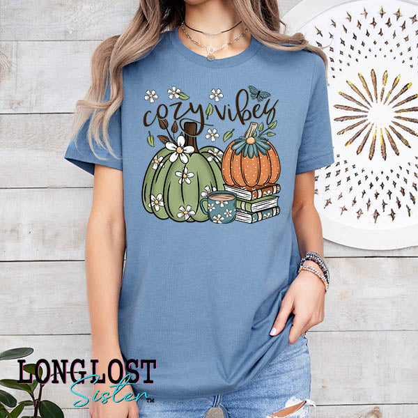 Cozy Vibes Fall Graphic Tee | Long Lost Sister Boutique