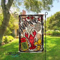 Hope Your Brought Crawfish Garden Flag | Long Lost Sister Boutique