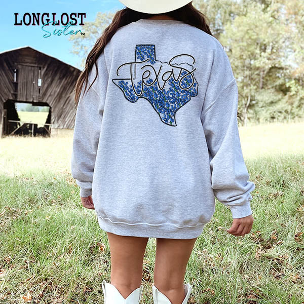 Texas Whimsy Sweatshirt | Long Lost Sister Boutique