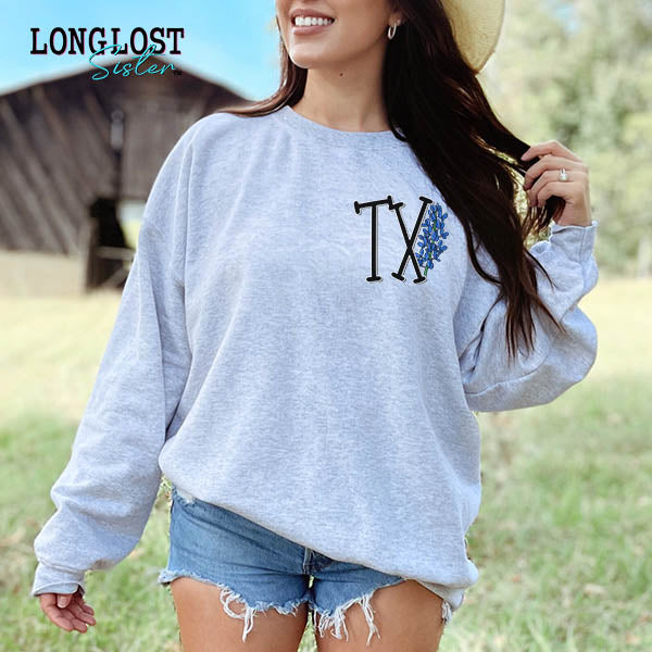 Texas Whimsy Sweatshirt | Long Lost Sister Boutique