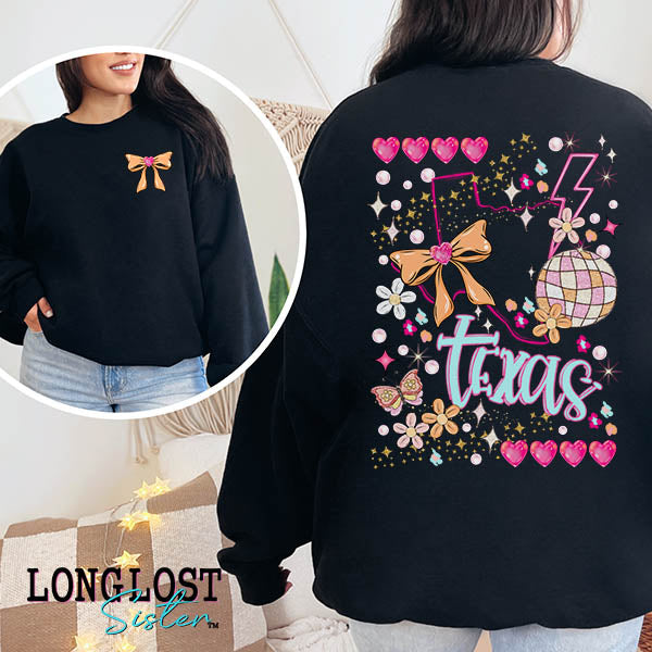 Texas Preppy Sweatshirt | Long Lost Sister Boutique