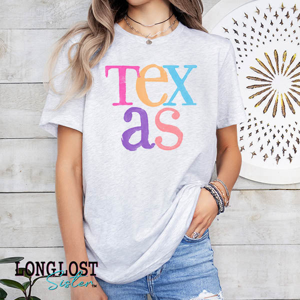 Texas Watercolor Graphic Tee