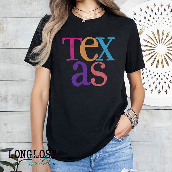 Texas Watercolor Graphic Tee