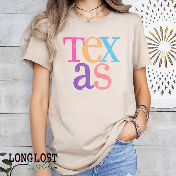 Texas Watercolor Graphic Tee