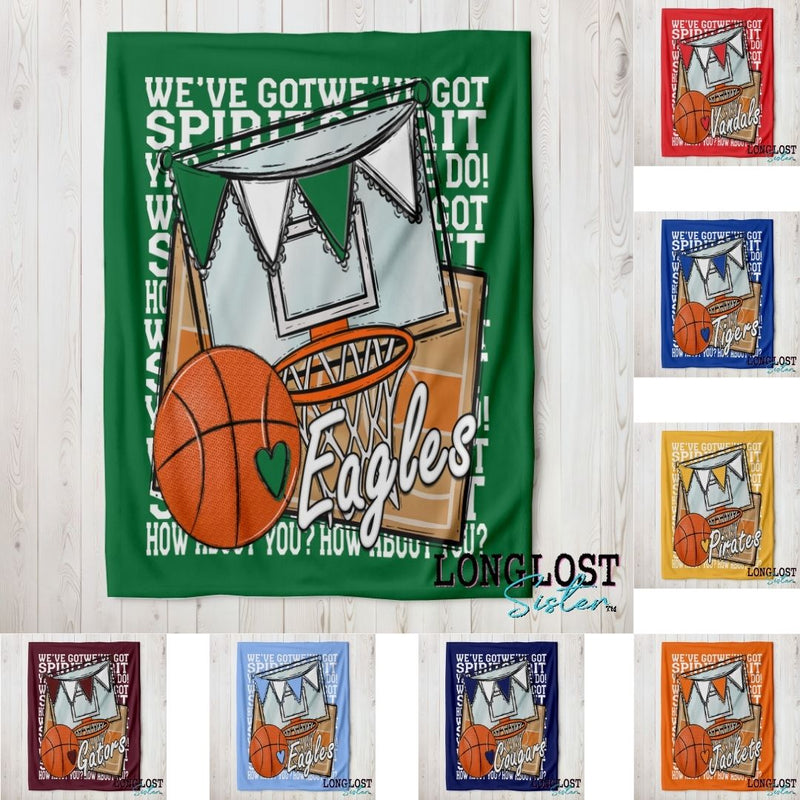 Basketball Personalized Blanket | Long Lost Sister Boutique