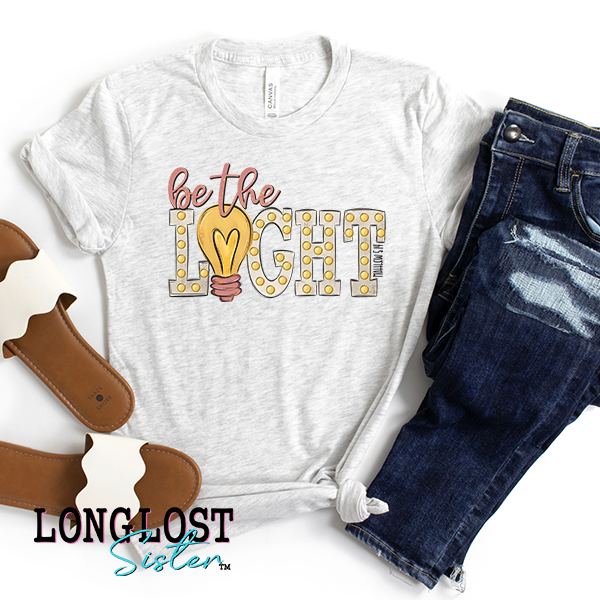 Be The Light Graphic Tee | Long Lost Sister Boutique