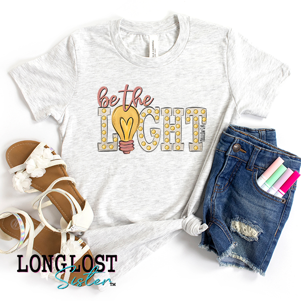 Be The Light Kids T-shirt | Long Lost Sister Boutique