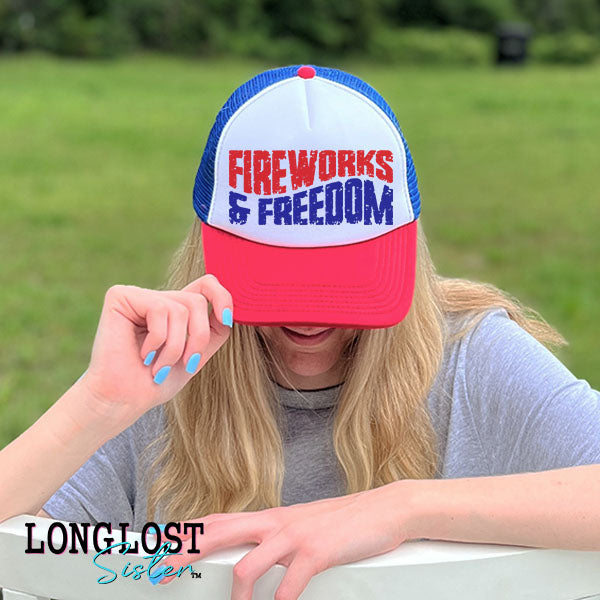 Fireworks & Freedom Trucker Hat