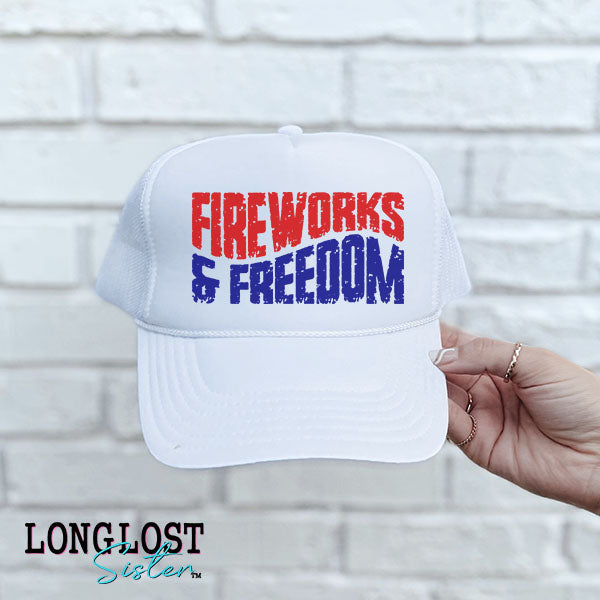 Fireworks & Freedom Trucker Hat