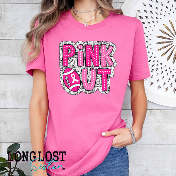 Football Pink Out Graphic Tee | Long Lost Sister Boutique