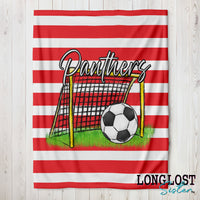 Soccer Personalized Blanket | Long Lost Sister Boutique