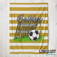 Soccer Personalized Blanket | Long Lost Sister Boutique