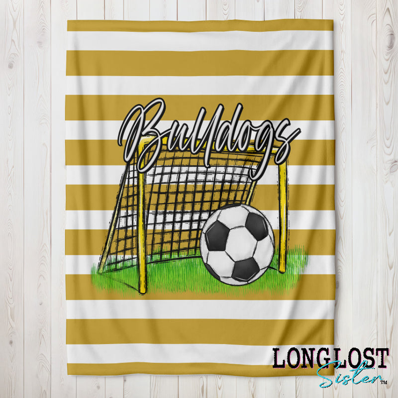 Soccer Personalized Blanket | Long Lost Sister Boutique