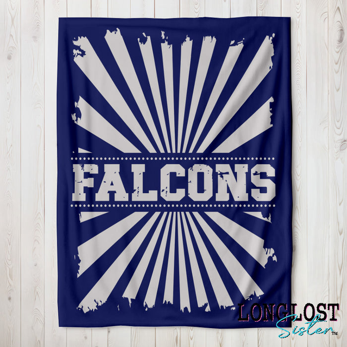 Vintage Team Navy Custom Blanket | Long Lost Sister Boutique