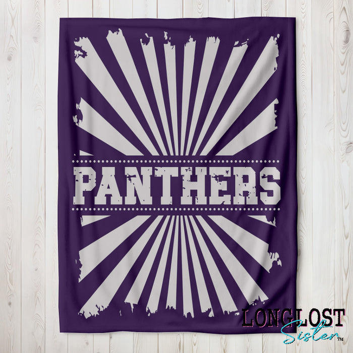 Vintage Team Purple Custom Blanket | Long Lost Sister Boutique