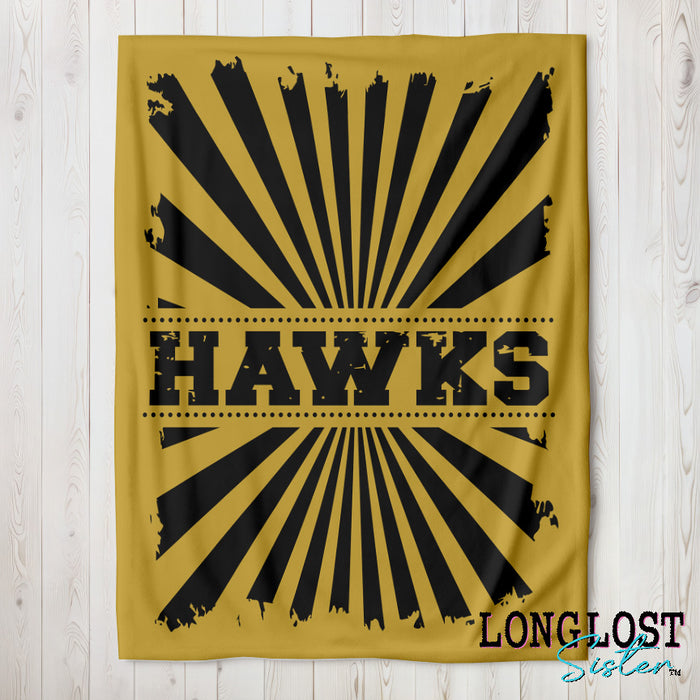 Vintage Team Vegas Gold Custom Blanket | Long Lost Sister Boutique