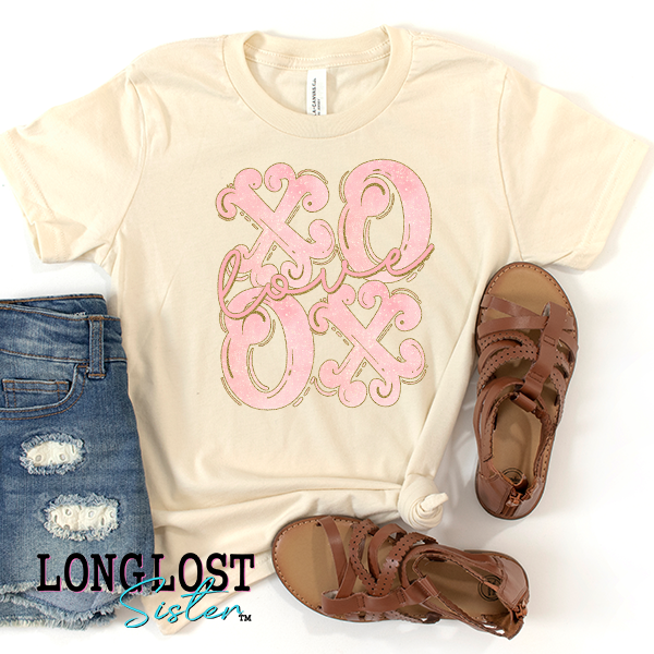 XOXO Love Kids T-shirt | Long Lost Sister Boutique