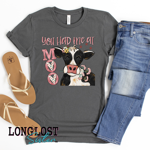 You Had Me At Moo Kids T-shirt | Long Lost Sister Boutique