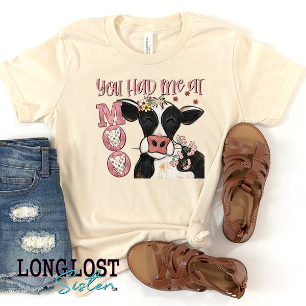 You Had Me At Moo Kids T-shirt | Long Lost Sister Boutique